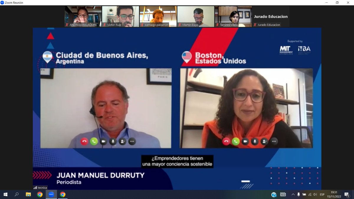 andremalaq's tweet image. #AHORA Un honor ser miembro del jurado del PREMIO EDUCACIÓN #100KLATAM @ITBA @MIT #startups #Entrepreneurship #latam 100klatam.org