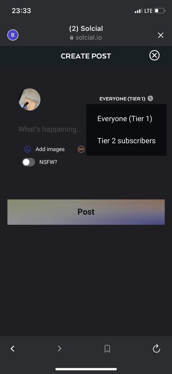 2k_milles's tweet photo. As a creator, I can decide on which tier I can publish my content. @solcialofficial gives its users the ability to enhance their monetization skills within the platform. https://t.co/Asq5OTmpLr