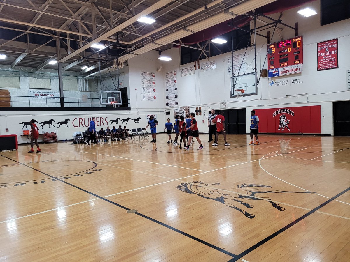 Excited to see our boys basketball teams in action tonight as they scrimmage Gahanna!