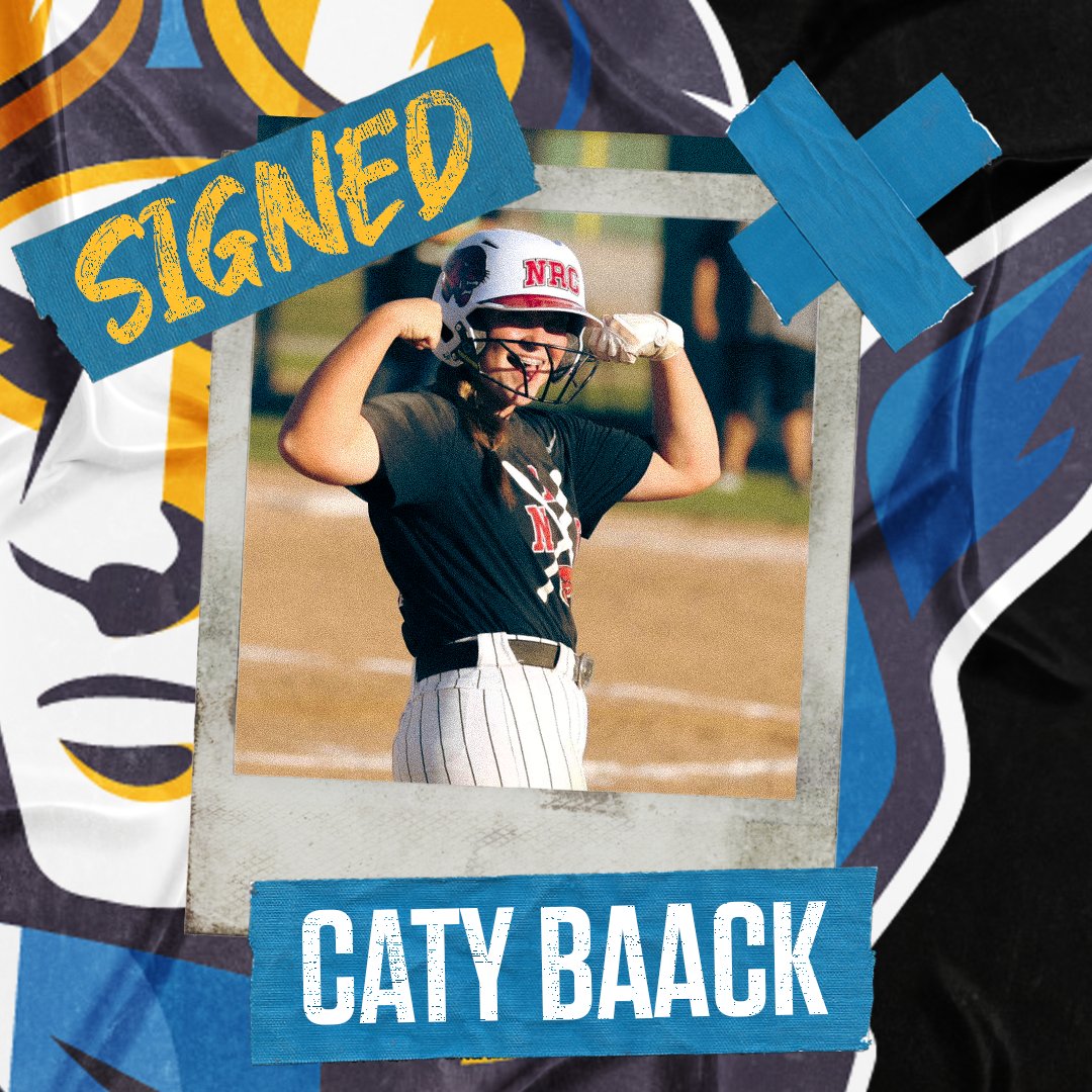 rscraiders's tweet photo. Inked. 𝗦𝗶𝗴𝗻𝗲𝗱. 𝙊𝙛𝙛𝙞𝙘𝙞𝙖𝙡.

Welcome 𝐂𝐚𝐭𝐲 𝐁𝐚𝐚𝐜𝐤 to the Raider Softball family. She will be coming to RSC as a 3rd baseman/utility player. Baack will become a Raider next fall after she graduates from North Rock Creek HS.

#iamaRAIDER | #RSCSigningDaySquad https://t.co/fgcPeKv64j