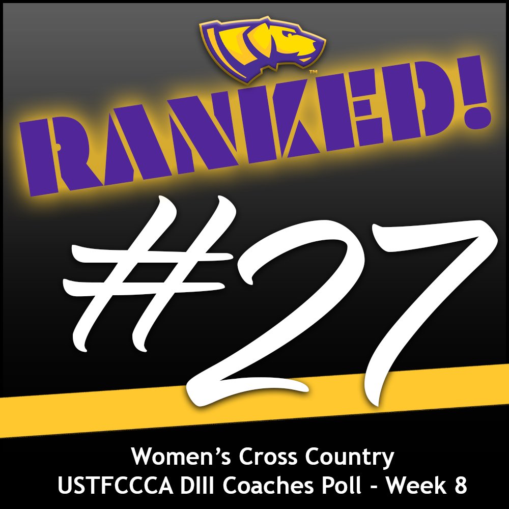 UWSPAthletics's tweet photo. The women's @UWSP_XCTF team hits the poll at #27 entering this week's NCAA Championships! #Pointers https://t.co/gImJFlPwUU