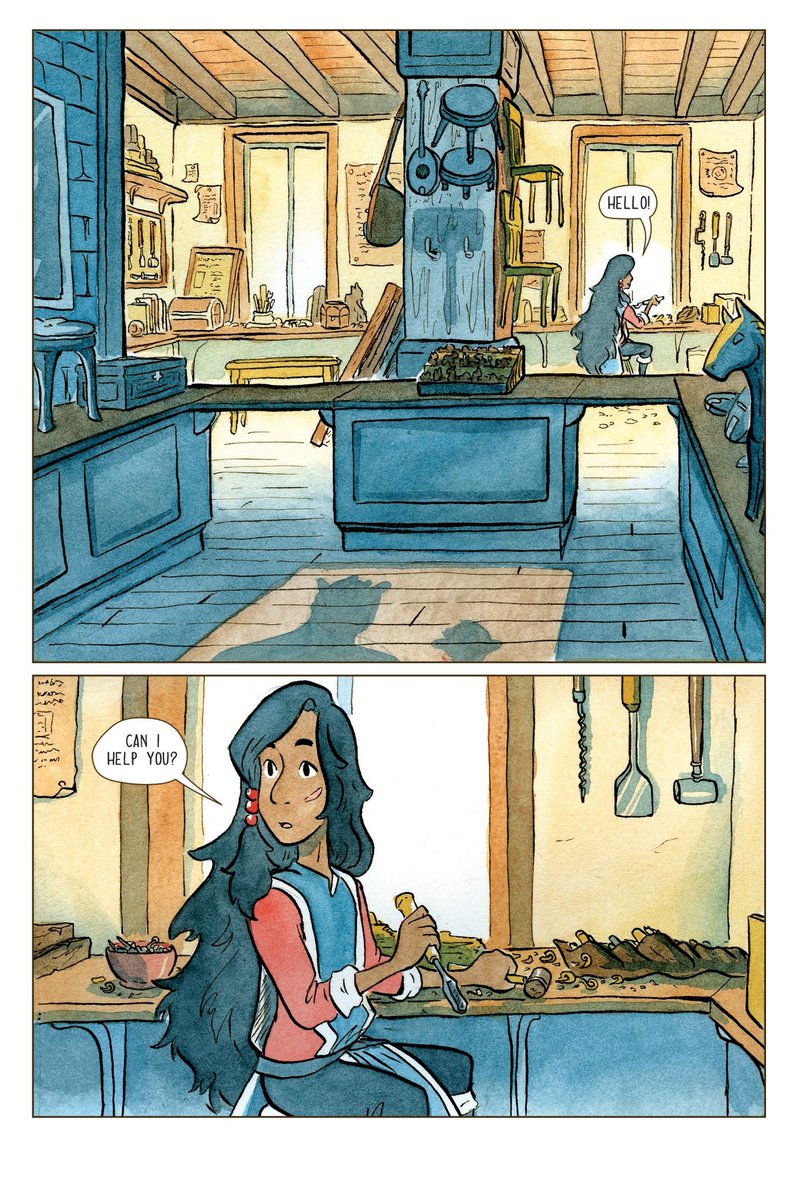 I've been deep in the deadline mines, and so unable to post a lot of new art, but here's a reminder that I make books! And one came out THIS YEAR! And I'm really proud of it!