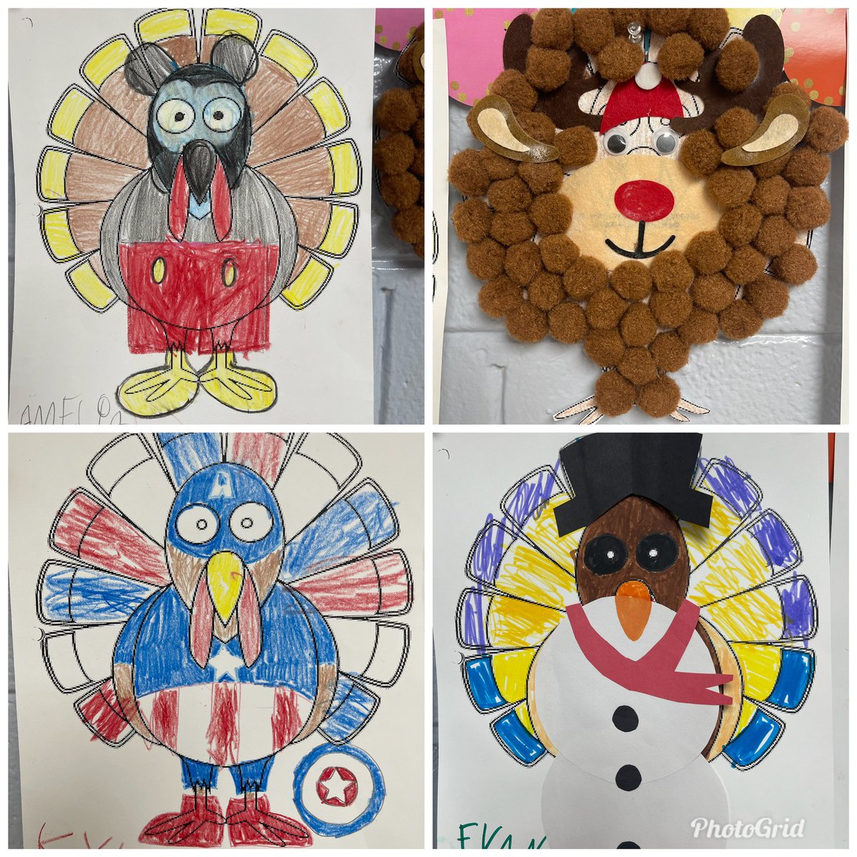 MsC_BVKDG's tweet photo. Turkey Tom has disguised himself to make sure he doesnโt get eaten for Thanksgiving! Can you find him? ๐ฆ#kindergarten #bvpride #isd109pride @BVGoBobcats @ISD109 https://t.co/hQFLzdyxmU