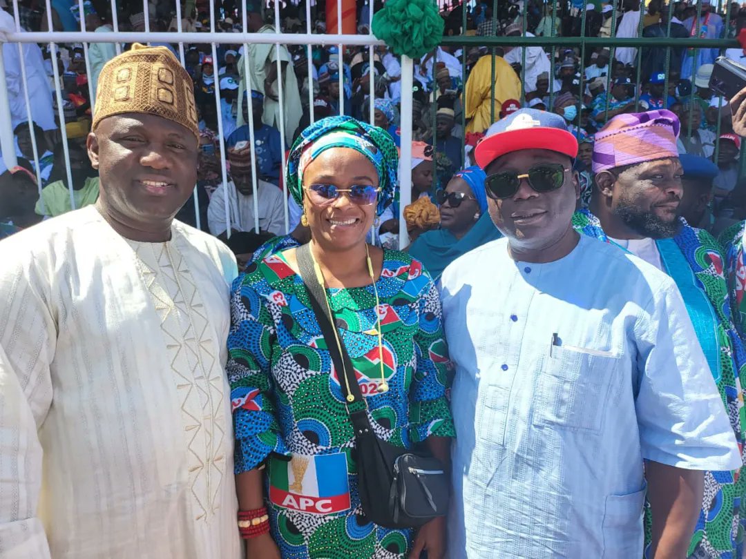 OpayemiDunni's tweet photo. I'm glad to have identified with the Asiwaju of our time earlier today in Jos alongside Agbaakin Olayinka Odufuwa and  Hon Oriyomi Onanuga (Ijaya) MHR At The Official Flag Off Asiwaju Bola Ahmed Tinubu @officialABAT Campaign In Jos, Plateau State Today 15th November, 2022. https://t.co/jip9lBO7Sy