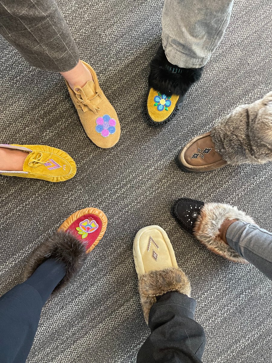 One step at a time ... with unity and pride #RockYourMocs #MétisWeek2022 #WeAreCBE