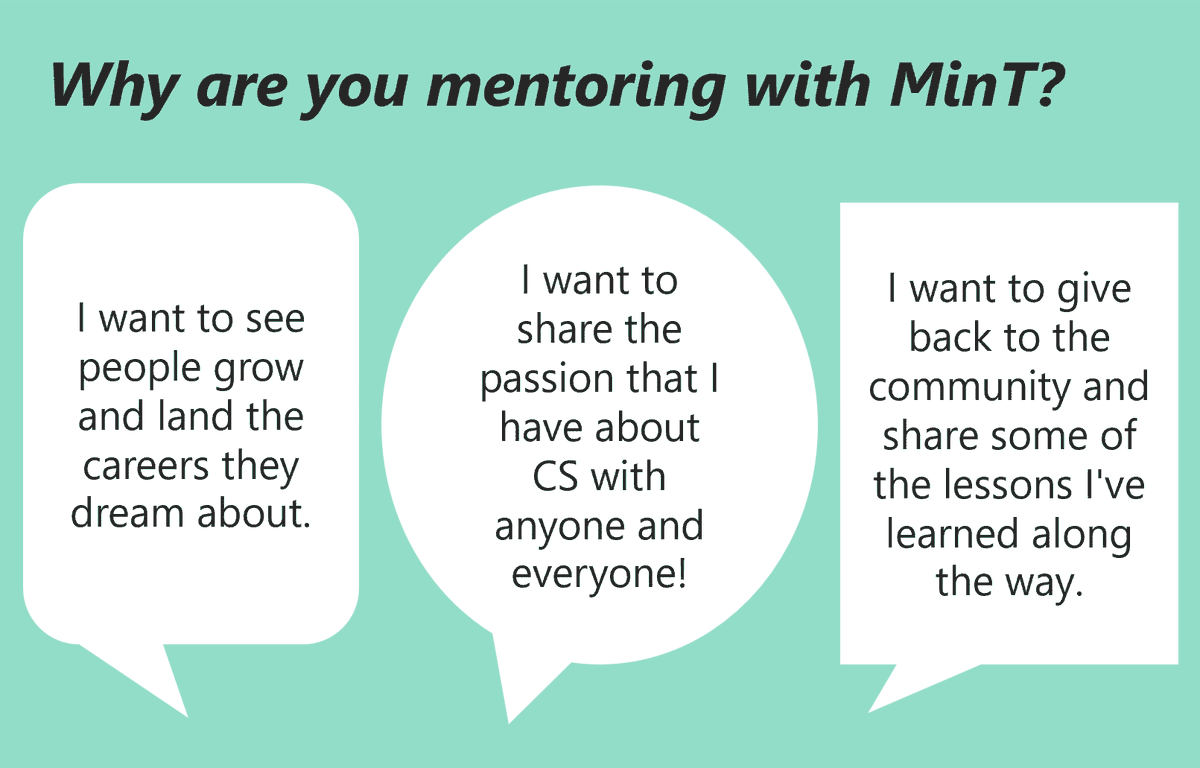 Mentors in Tech (MinT) tweet media