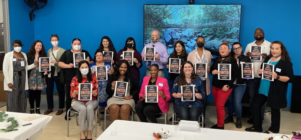 Join <a href="/SDCountyHHSA/">SD HHSA</a> #HSEC &amp; partners between Nov 14th – 20th for #UnitedAgainstHateWeek, a time for everyone to come together to create a hate-free community. Learn more about the campaign &amp; events taking place in honor of #SDUnitedAgainstHateWeek at bit.ly/3EwwnAX
