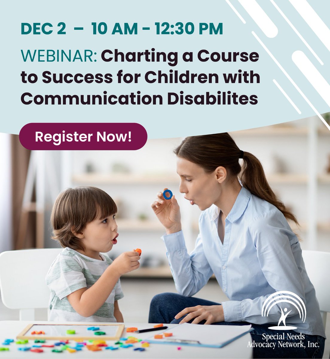 Communications disabilities can be challenging – are you sure your child is receiving the support they need? At this webinar, we'll show you how to tell if an evaluation, IEP, or treatment option is working successfully for your child.
.
Register here: bit.ly/3UXHYhH