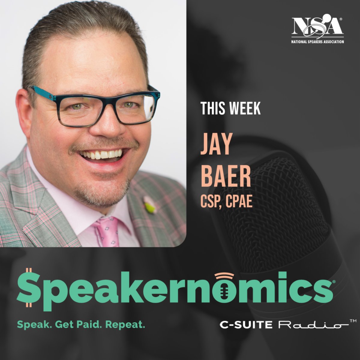 This week on Speakernomics we invited Jay to share his insights about how to differentiate yourself from other speakers so meeting planners choose to work with you. Listen to Speakernomics: nsaspeaker.org/benefit/speake…