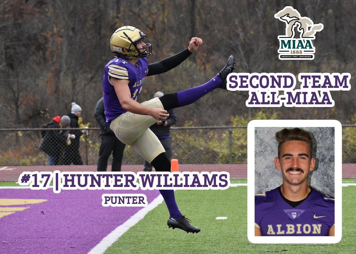 AlbionFootball's tweet photo. Second Team All Conference! #PPP https://t.co/QF2vrkaCrh