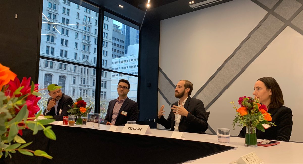 CDP's tweet photo. 🎙️“The investment community is increasingly under pressure to show how they are in line with a sustainable future. Tech is crucial to streamline and ramp up climate ambition."

@SimonFisch_ at the #CNBCTEC Summit in NYC, discussing tech executives' role in the climate crisis. https://t.co/qJNIVcnd2G