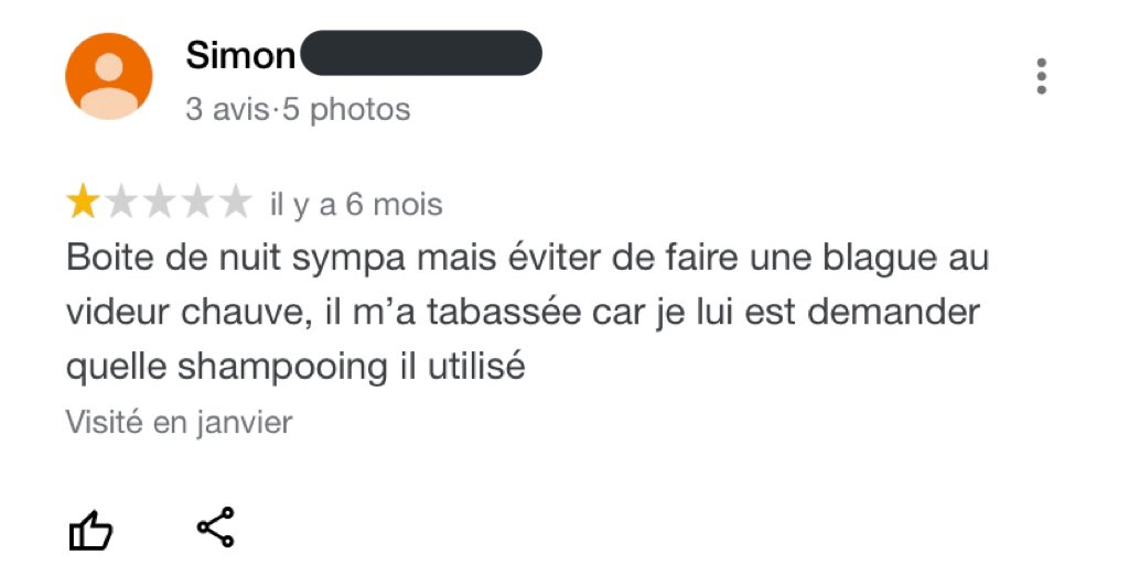 TopDesAvis's tweet photo. C'est un fou 😭 https://t.co/a7l1R3zvdL