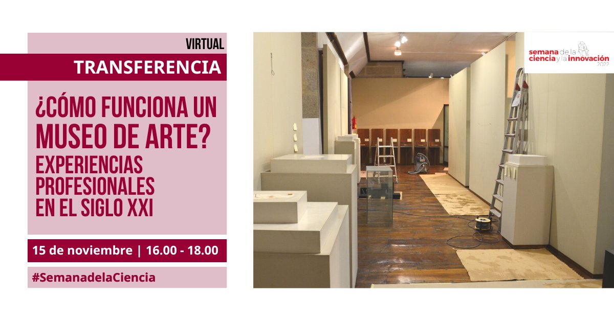 grupoCAPIRE's tweet photo. Gracias a todos los asistentes de «¿Cómo funciona un museo de arte?», a su coordinadora @JuditFaura y a @angelpazoslopez, @jordigarri91, Marina Aresté Dolcet, Gwendal Martín y Miguel Rodríguez.
📋#SemanadelaCiencia  @madrimasd @ComunidadMadrid @FECYT_Ciencia @ucc_complutense https://t.co/zk8IChCOEc