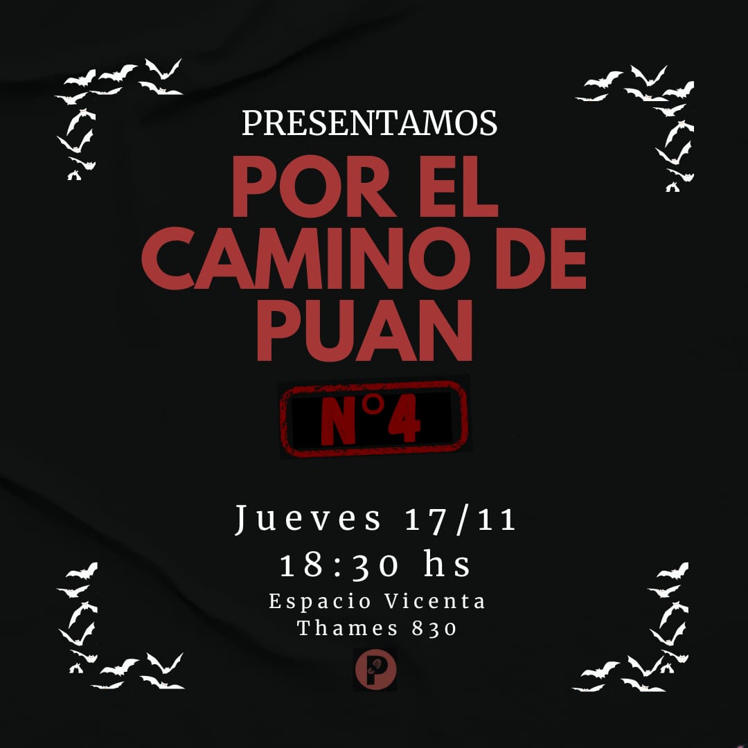 soygabifranco's tweet photo. Este jueves presentamos el ¡N°4! de POR EL CAMINO DE PUAN, la revista literaria realizada mayoritariamente por estudiantes de la carrera de Letras de la UBA que tengo el orgullo de coordinar. Habrá lecturas, música, venta de libros, brindis y sorpresas. @elPUAN https://t.co/vlY3bqmOMf