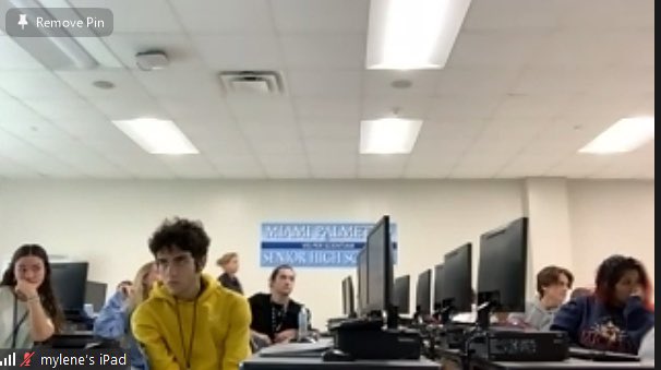 ValleReads's tweet photo. Today, @ja_miami brought Maria Segura, JA Company Program graduate and volunteer, from Argentina into the classroom of @palmettoSHS entrepreneurship class. The students enjoyed engaging from a distance. https://t.co/Ie1s3xf3ro