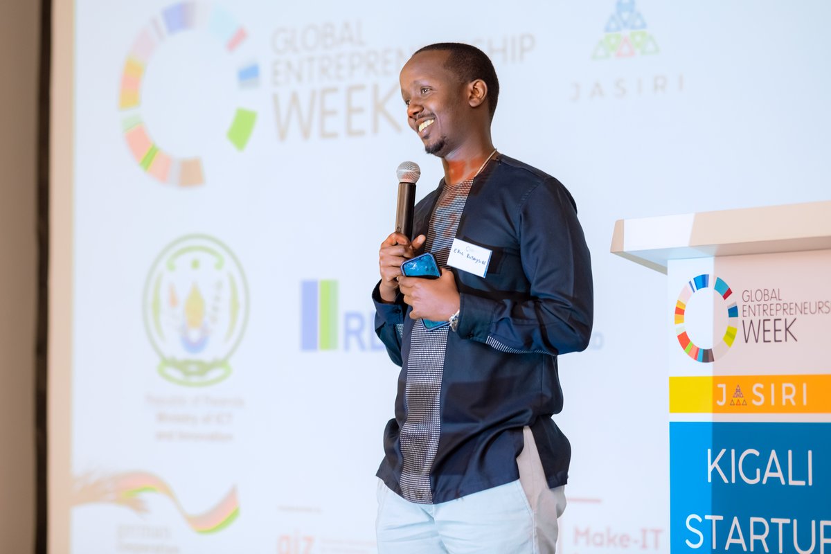 Our guest speaker Eric Rutayisire Muziga of <a href="/CharisUAS/">Charis UAS: Manage your site from anywhere 24/7.📲</a> - Rwanda's first licenced drone company and a market leader in drone services and manufacturing, shared the lessons he has learnt over time in his journey as an entrepreneur.