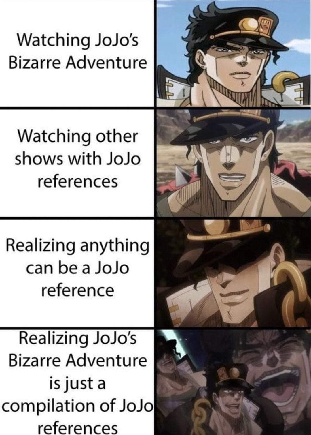 Jo jo reference meme