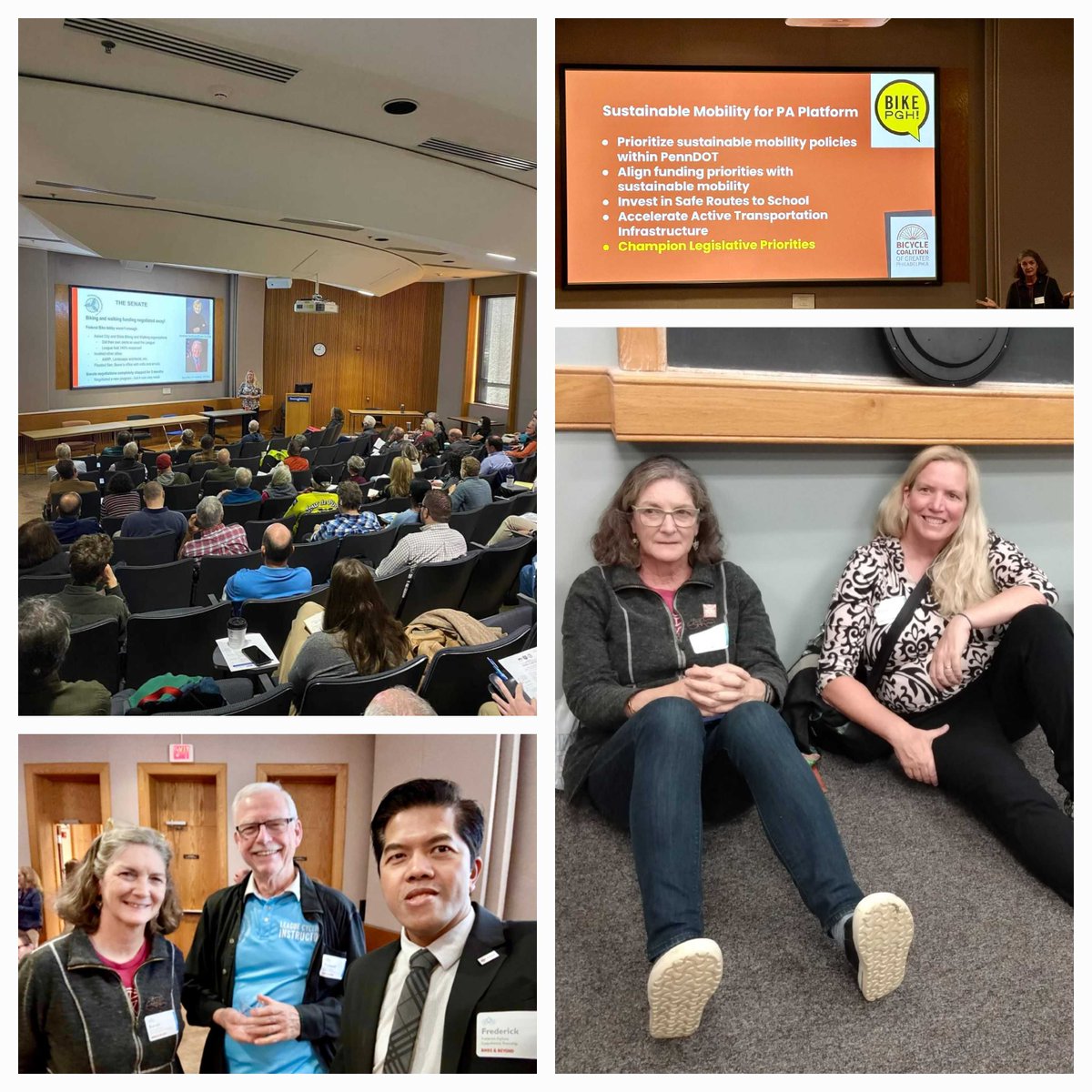 bcgp's tweet photo. .@schuylkillsarah presented at the 2022 Bikes & Beyond Active Transportation Summit at @FandMCollege this past Saturday about #hb140 and priorities for @JoshShapiroPA. Great to see @BikeLeague and other PA advocates such as Dick Norford and @fred_faylona https://t.co/L6oHuBol2T