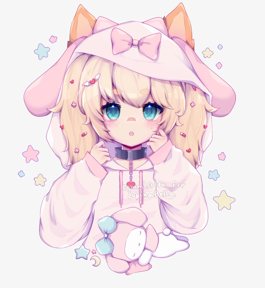 houndeater's tweet photo. aand the other two finished ychs! for @//LupinaBella and @//smol_creeper ˗ˏˋ ꒰ ♡ ꒱ ˎˊ˗ thank u sm guys 💗💗 https://t.co/kIxNkC1xvX