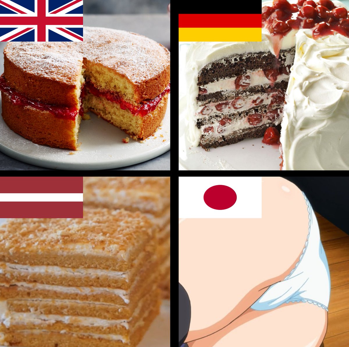 Waifu Tower (Break) on Twitter "RT waifu_waifus 4 Cakes From Around