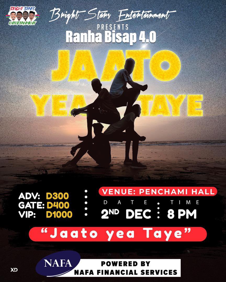 Uncle_Babou's tweet photo. Hello Tweeps, 

This is an official tweet to invite y'all to our show. It will entail:

Comedy Drama 
Poetry
Music 
Dance etc.

Any kind of support is appreciated. 

Plz, retweet and follow @BrightStarsGm Thanks. https://t.co/pNcEqc8Odh
