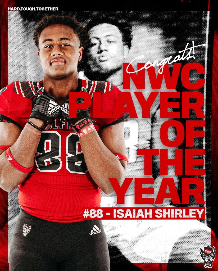 Thankful to be named NWC Player Of the Year! Thankful to my teammates and coaches for making it all happen! ⁦@PerfectEffort14⁩ ⁦@CoachThomas4⁩ ⁦@coachwiles⁩ ⁦@StateCoachD⁩ ⁦@PackFootball⁩ ⁦@PackInsider⁩ ⁦@ethanmmcdowell⁩ #AGTG