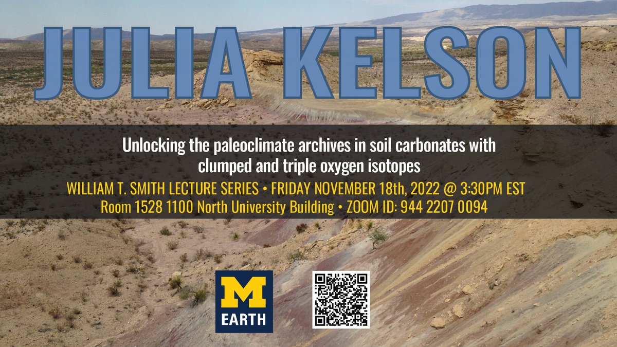 Coming to us all the way from our very own halls, Dr. Julia Kelson will be giving a Smith Lecture this Friday, 3:30 p.m. in Room 1528, NUB.

For more information, click here: events.umich.edu/event/99109