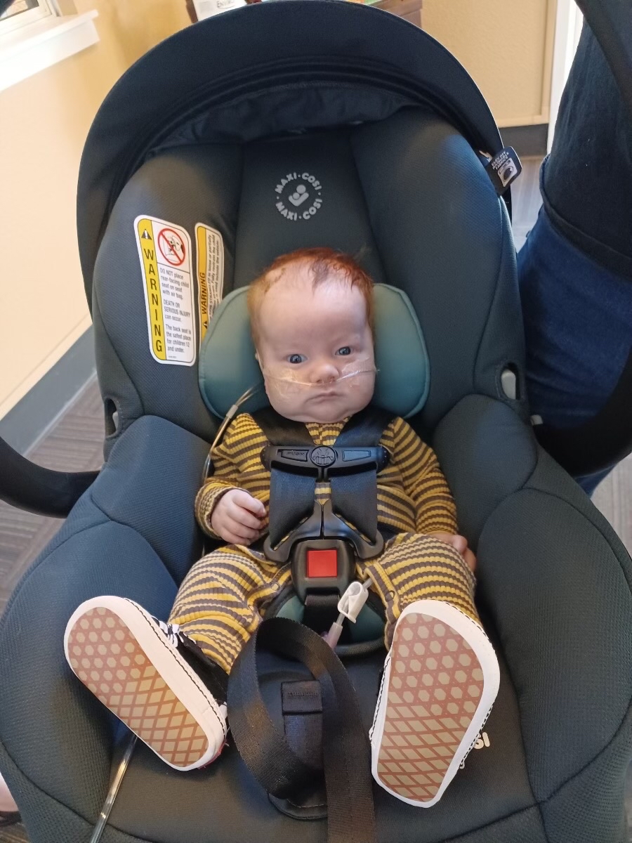RMHCNC's tweet photo. The Gilmore’s stayed at the Sacramento Ronald McDonald for a total of 70 nights before being able to take Baby Otis home. Despite Otis being diagnosed with cerebral palsy, he is now 10 months old and thriving! 

#rmhc #rmhcnc #keepingfamiliesclose https://t.co/oXFALlAvLQ