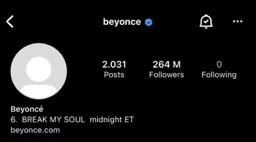 grammy nominated song that was announced through an ig bio btw