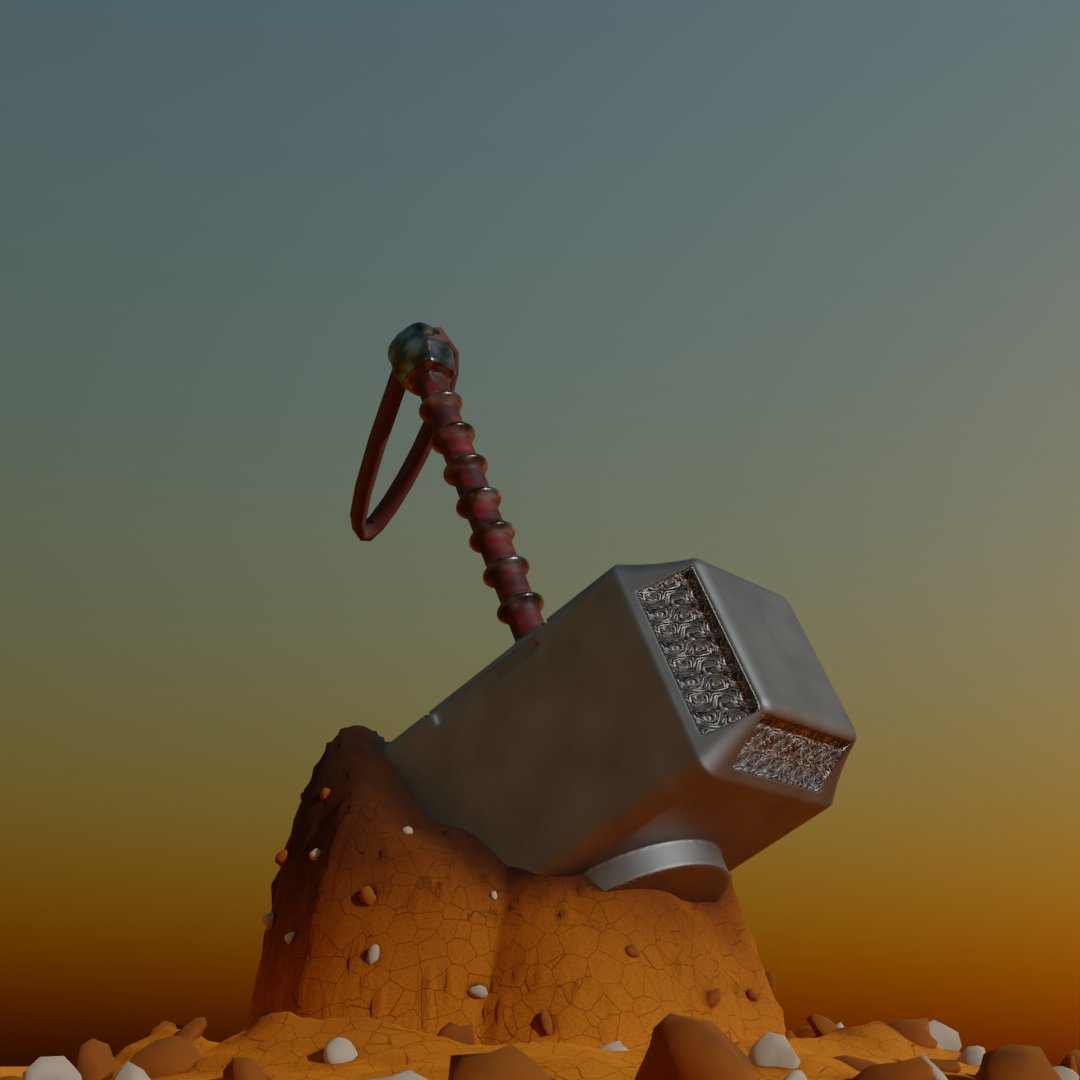 znightTrung's tweet photo. #Nodevember2020 Day 9-10 Extraterrestrial Relic
This relic could use some spark. Wish I did it.
Magic Texture is use for the pattern for the hammer, It's probably one of the rarely use texture node. https://t.co/baKwGj2lD1