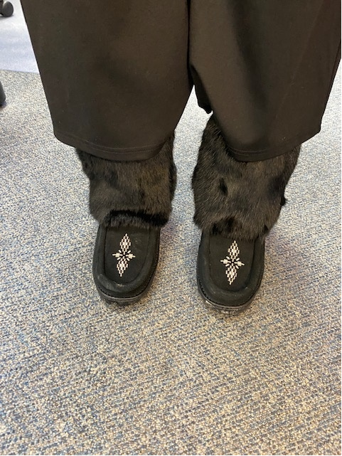We are rocking our mocs @OLOW to honour the Indigenous peoples around the world. #RockYourMocks