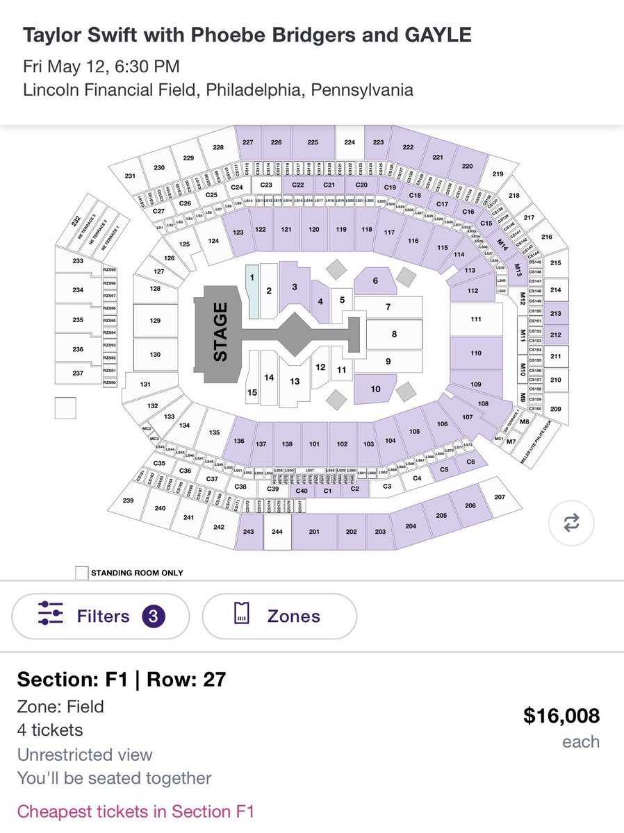 tapernate's tweet photo. @Ticketmaster @StubHub @taylorswift13 shame on you all!!! https://t.co/26zLTlomuA