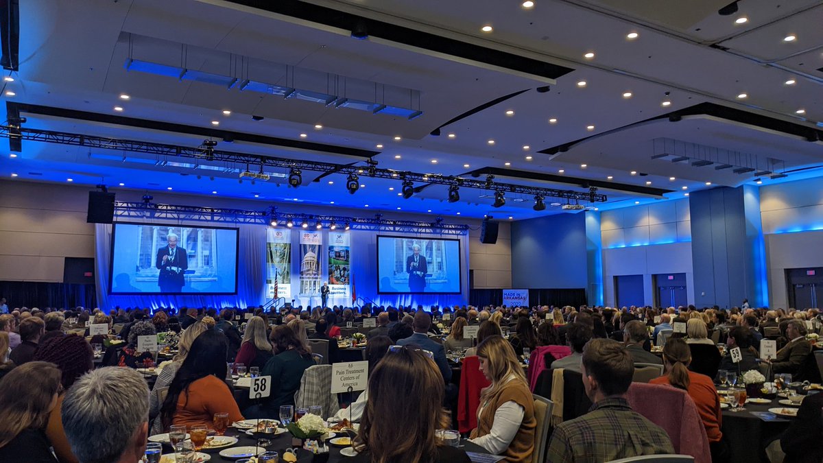 .<a href="/AsaHutchinson/">Gov. Asa Hutchinson</a> just announced plans for a 100,000-SF workforce training center coming to Conway at the <a href="/ARStateChamber/">AR State Chamber</a> Annual Meeting!

Great day for Conway!