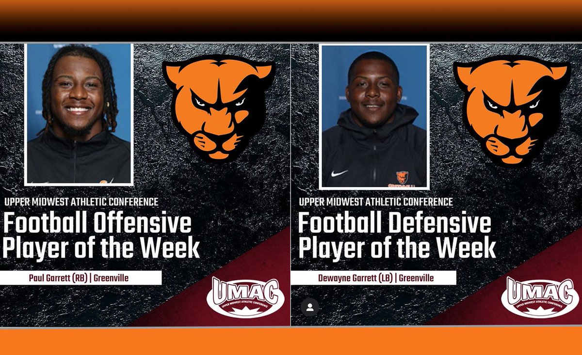 Greenville University Football tweet media