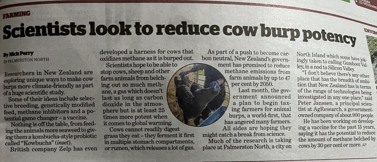 Barb_Drummond's tweet photo. #HeadlineOfTheDay #CowBurp #farming https://t.co/Az7lkBPbrr