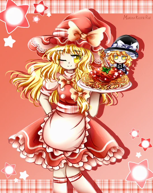 Spaghetti Marisa #東方project #霧雨魔理沙 #ふもふも #fumo 