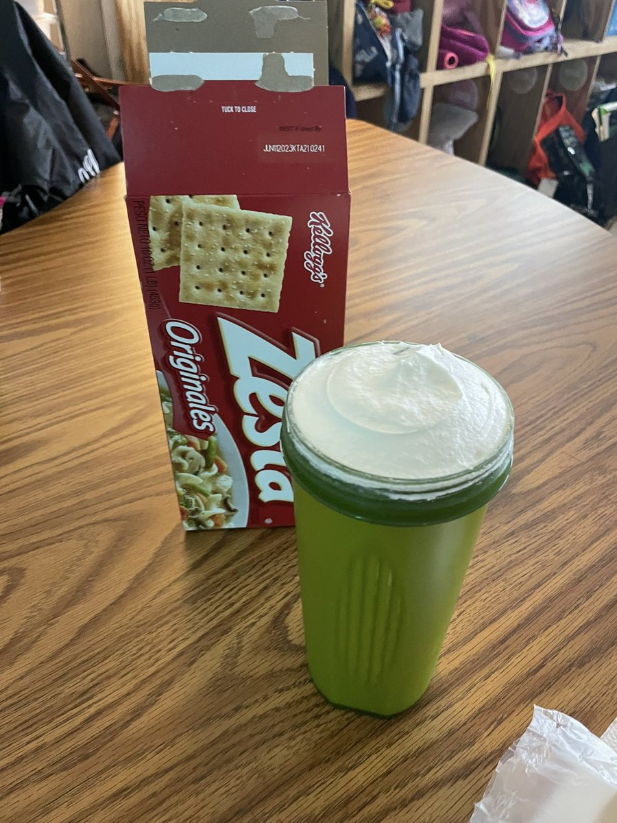 AnnaHeuts's tweet photo. “Shake Shake Shake, Butter we will make - Churn Churn Churn, Now it’s your turn!” 🎶 
We have been learning about “long ago” in Social Studies and reading “Sarah Morton’s Pilgrim Life” in ELA!! It was so tasty! 🧈 
@EASTWAKEACADEMY https://t.co/OXSvjSiJAx