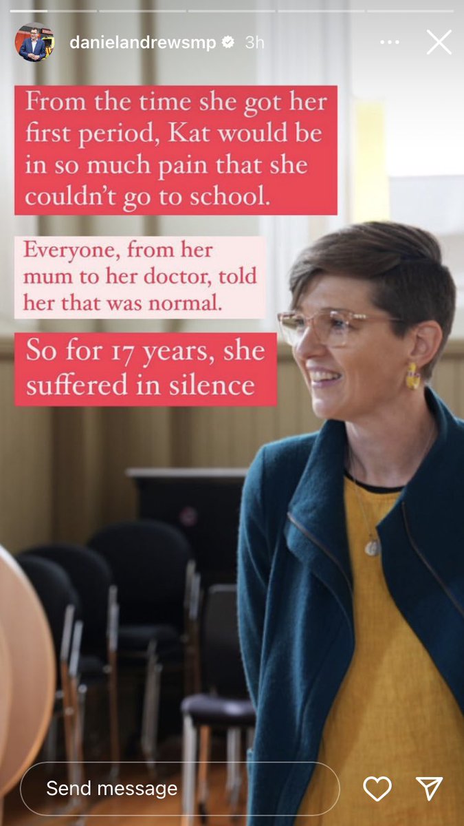 help_endo's tweet photo. Every woman and every person with Endo, or Adeno, PCOS, pelvic pain, peri menopause or any other health condition deserves to be seen believed and heard. Thank you @DanielAndrewsMP and @JaalaPulford for listening, believing and changing this space 💛 https://t.co/fk6prc0Sju