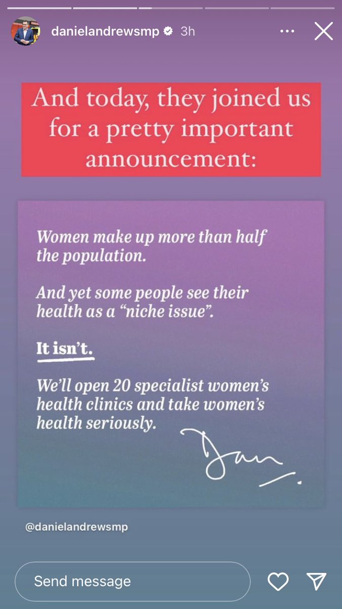 help_endo's tweet photo. Every woman and every person with Endo, or Adeno, PCOS, pelvic pain, peri menopause or any other health condition deserves to be seen believed and heard. Thank you @DanielAndrewsMP and @JaalaPulford for listening, believing and changing this space 💛 https://t.co/fk6prc0Sju