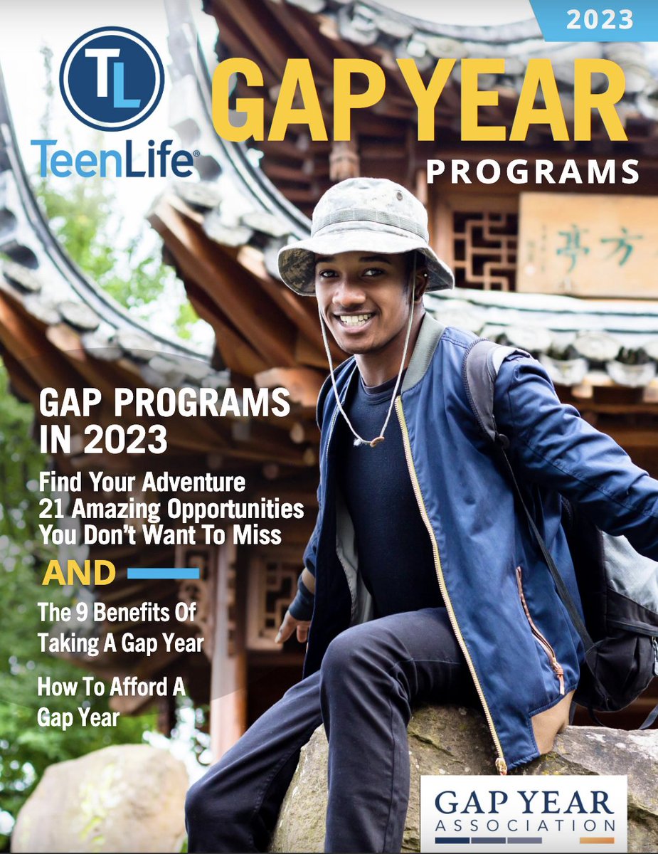 TeenLifeMedia's tweet image. Just released! 👀 TeenLife Media’s 2023 Guide to Gap Programs has a wide number of gap opportunities to fit a range of schedules and budgets.🌎  Find out more: teenlife.com/guide-to-gap-y…  #gapyear #gapyearlife #gapyearprogram #teens #parents #highschool #adventure