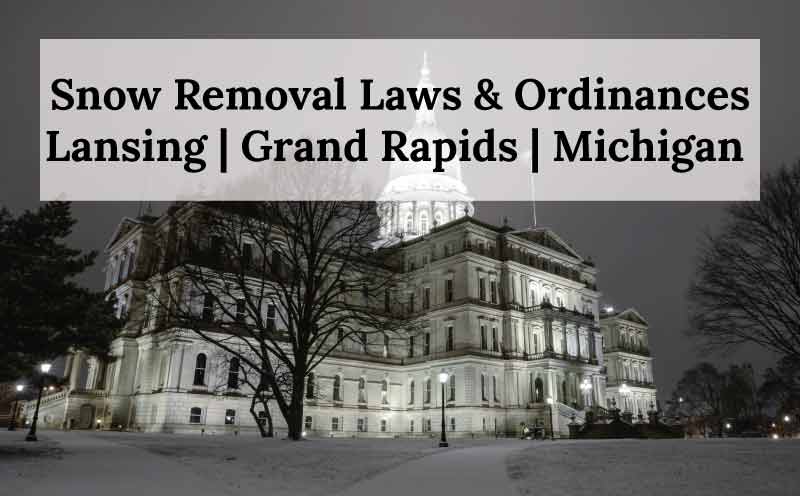 What's the famous phrase from Game of Thrones? "Winter is coming." Make sure you're refreshed on snow removal laws in Lansing, Grand Rapids, and Michigan before the year's first big storm gets here.  
sinasdramis.com/local-snow-rem…