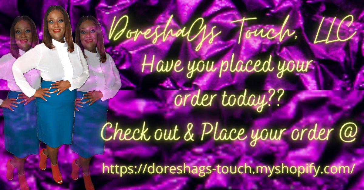 DoreshaGsTouch's tweet photo. Save yourself the time and Shop with @DoreshaGsTouch today. Autumn Sale is in effect with "Buy 1 &amp; Get 1 20% Off" (excluding hair bundles).  
.
.
doreshags-touch@myshopify.com is the place to be❗
.
.
#blacksmallbusiness #doreshagstouchllc #doreshagstouch https://t.co/8lOSWPoYyx
