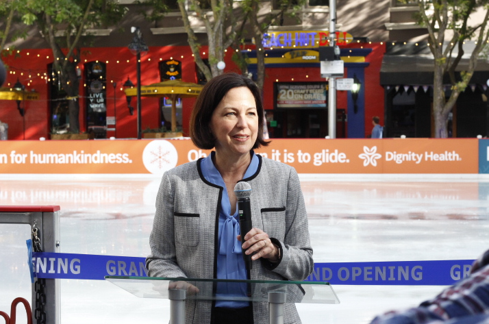 Dignity Health is proud to be this year’s presenting sponsor of the Downtown Sacramento Ice Rink and to partner with <a href="/DowntownSac/">Downtown Sacramento Partnership</a> Partnership to bring our community together for the holiday season. Learn more: dignityhlth.org/3X3Ccge
