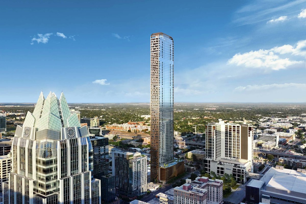 archinect's tweet image. HKS debuts revised plans for Texas’ tallest high-rise 

arcnct.co/3GemMQx

@HKSArchitects #AustinArchitecture #Supertall #WilsonTower