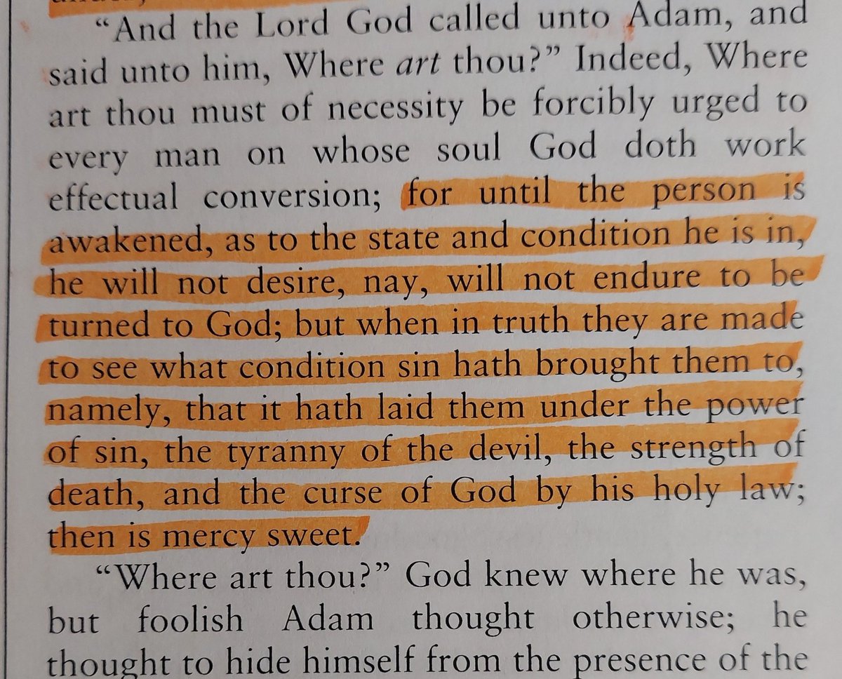 RevDanDoll's tweet photo. Effectual Calling as defined by John Bunyan

#JohnBunyan 
#EffectualCalling
#Genesis3 https://t.co/335u5TpNT8