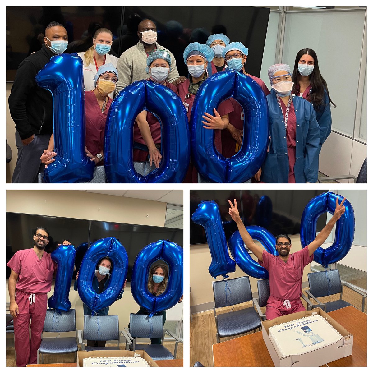 So proud of this team! We have officially performed 100 #IonRobot cases! Congratulations to Dr. Shaikh and the entire Periop team for reaching this incredible milestone! #innovation #technology #raisingthebar #NYP @BartelsCohen @AlyssaNYP @lystra_m @Mary_Cassai @nyphospital