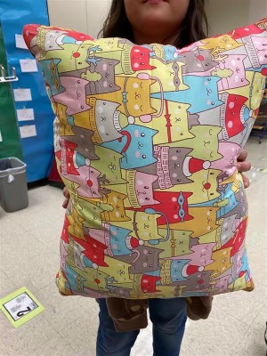 Sew much fun! Sewing club <a href="/pleasanthillatx/">Pleasant Hill Elementary</a>   Afterschool textile artist showing their skills.