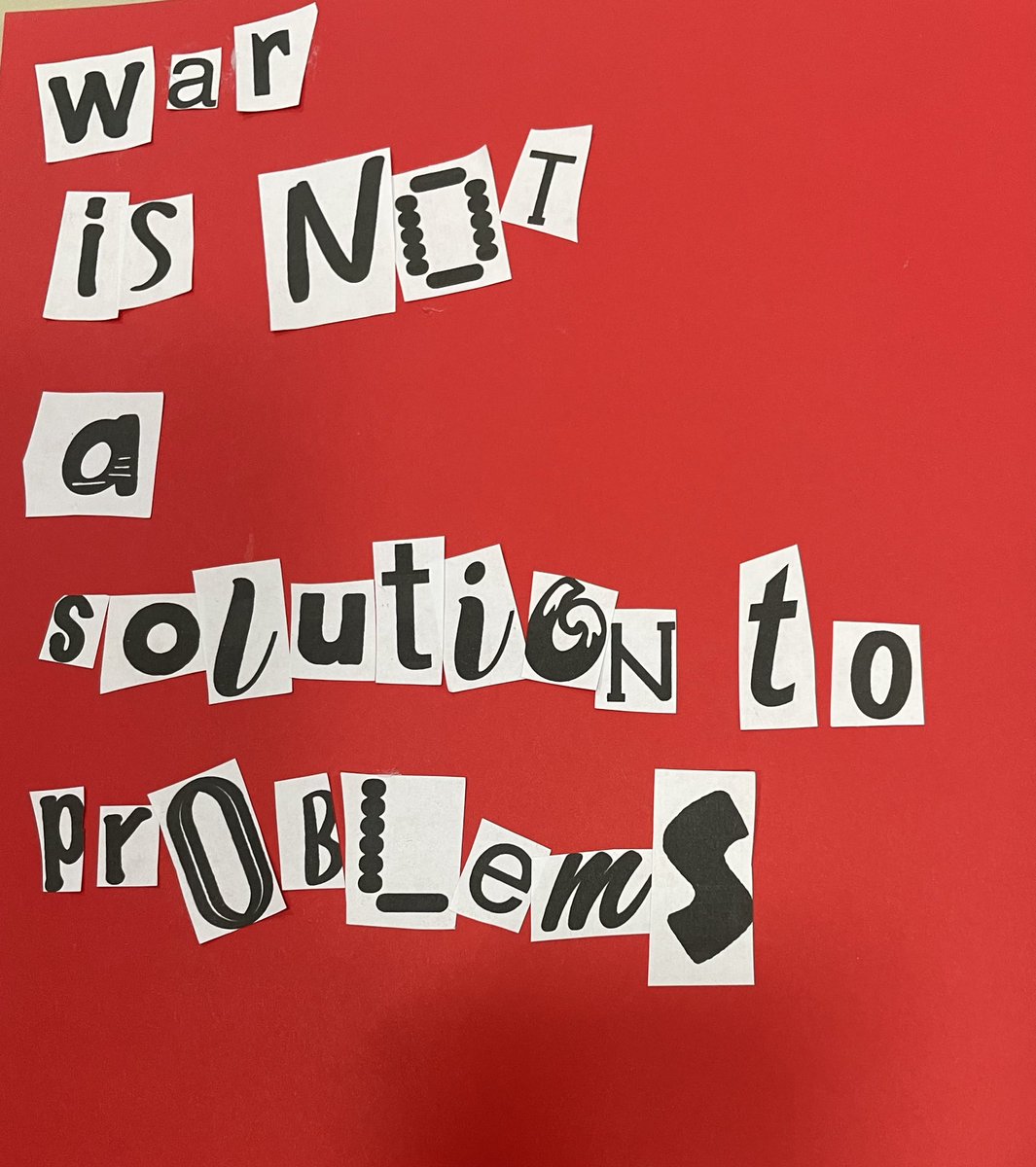 Year 8 have spoken in today’s art as protest workshop for @NT_Schools #NTSpeakUp  We cannot  wait to see what magic @tommybaseline works with these pieces that reflect some of our students views on current affairs🎭🎨