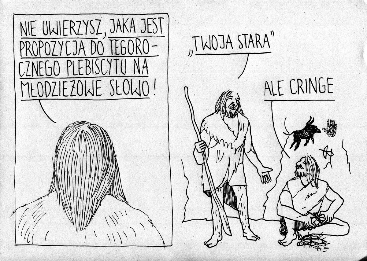 SmutneHistorie's tweet photo. cringe. #satyra #młodziezowesloworoku #boomerzy #młodzież #hellofellowkids #twojastara #cringe https://t.co/m4rP3mNweO