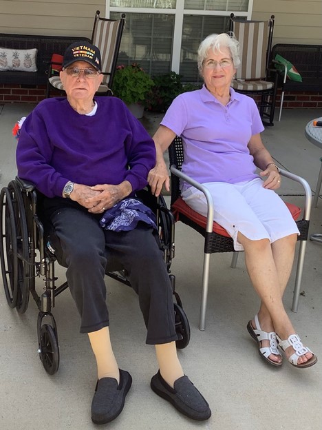 NorthRiverHC's tweet photo. On Friday, Legacy Lane celebrated our own special veteran.  Thank you, Vernon for your service! https://t.co/zs3XOCMazT